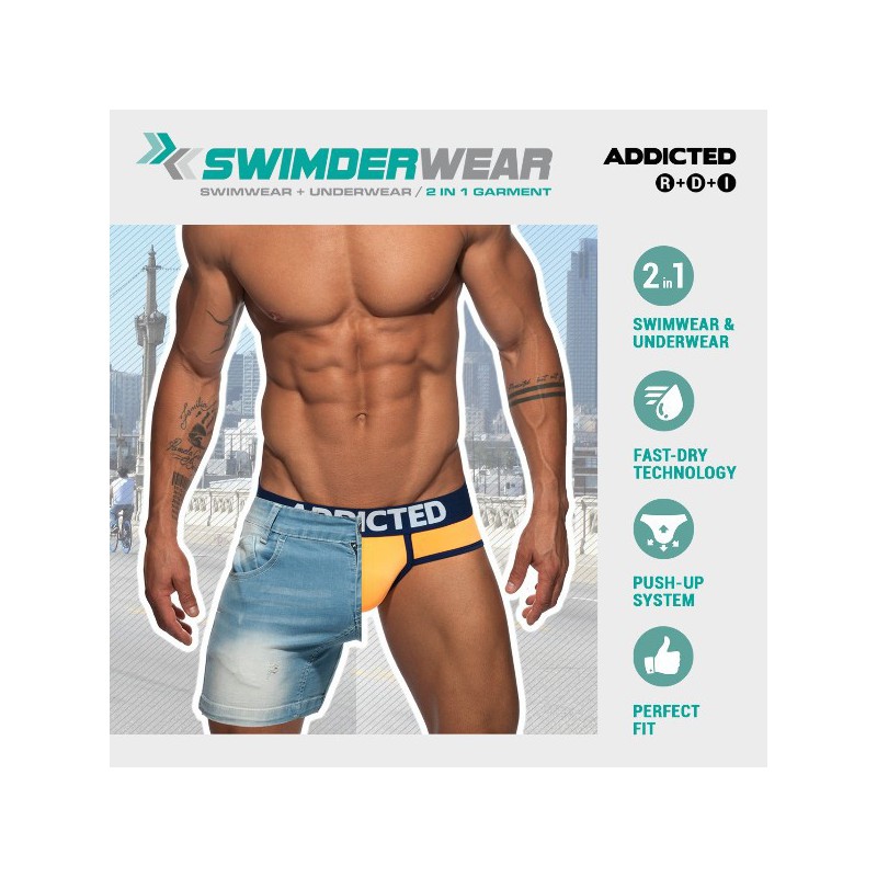 Addicted Neon Cockring Swimderwear neon pink