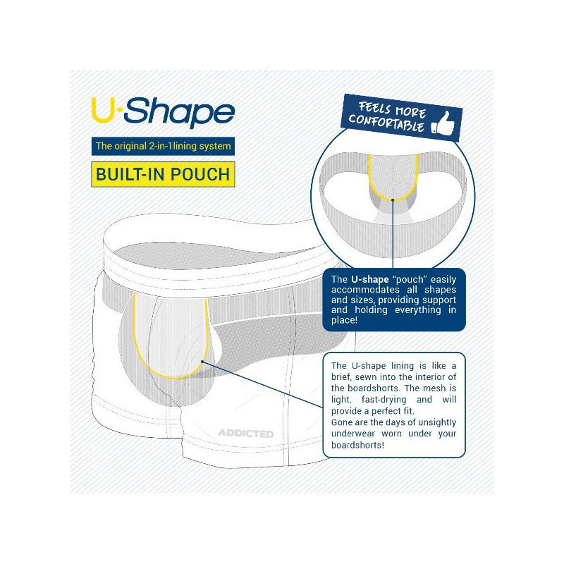 Addicted Basic Swim Long short kaki