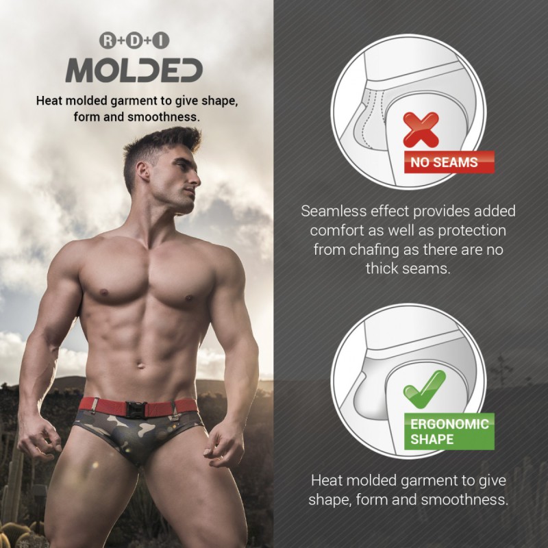 ES Collection Shiny Recycled Rib Thong black